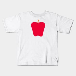 Red Apple Fruit Kids T-Shirt